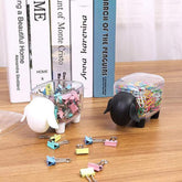 Sheep Cotton Ball Holder 2 Pcs Set